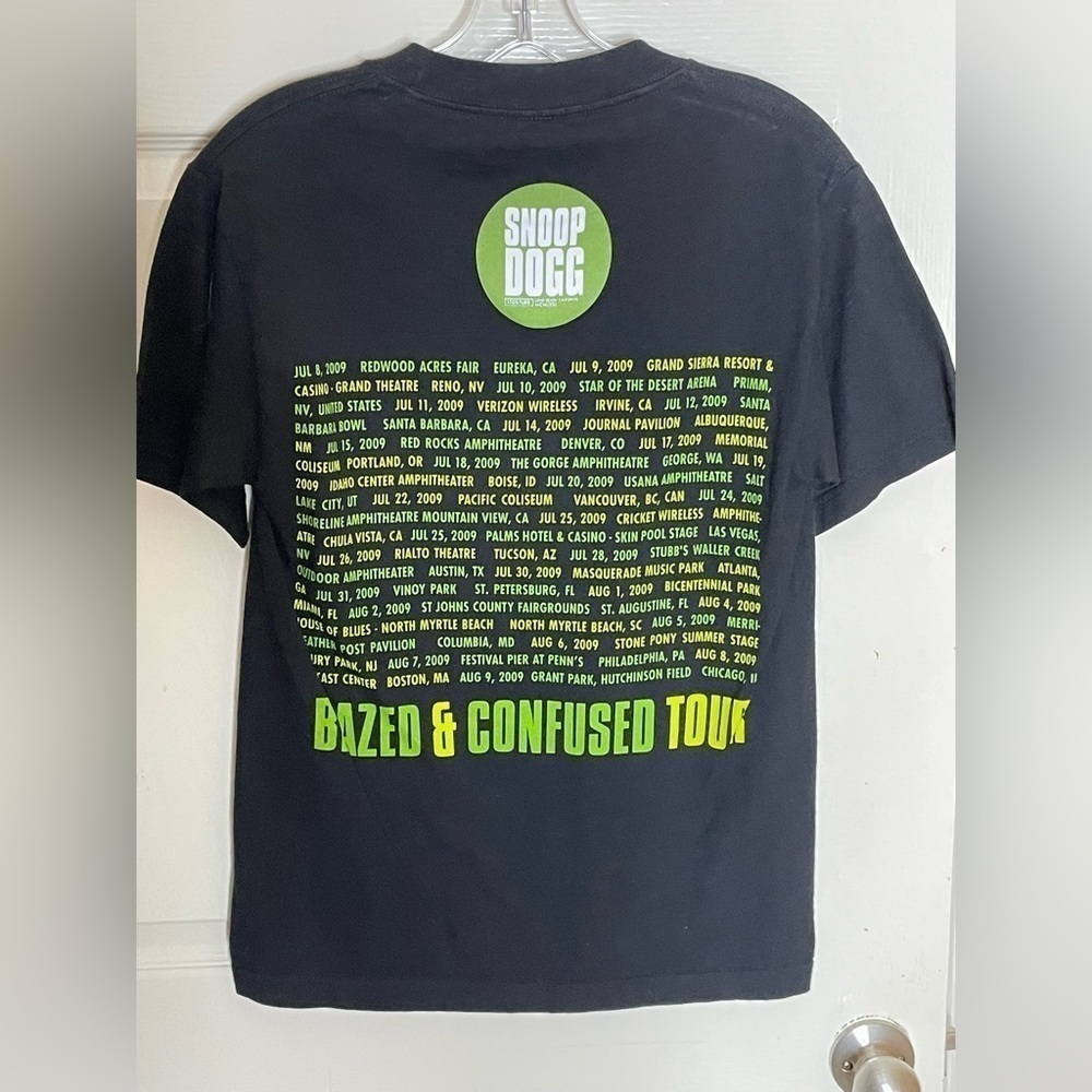 Snoop Dogg "Blazed & Confused Tour" 2009 Cali Concert T-shirt Small​​​​​​​​​​​​ - Picture 5 of 11